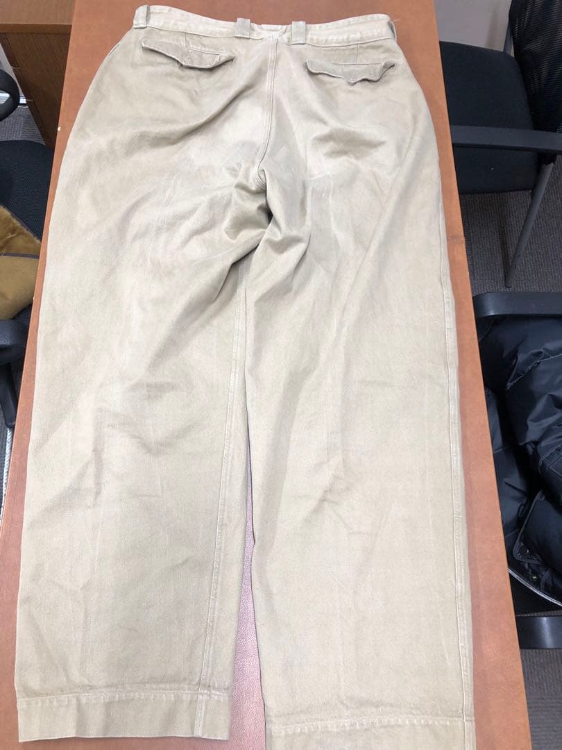 実物　フランス軍m52 チノパン　35サイズ　名作