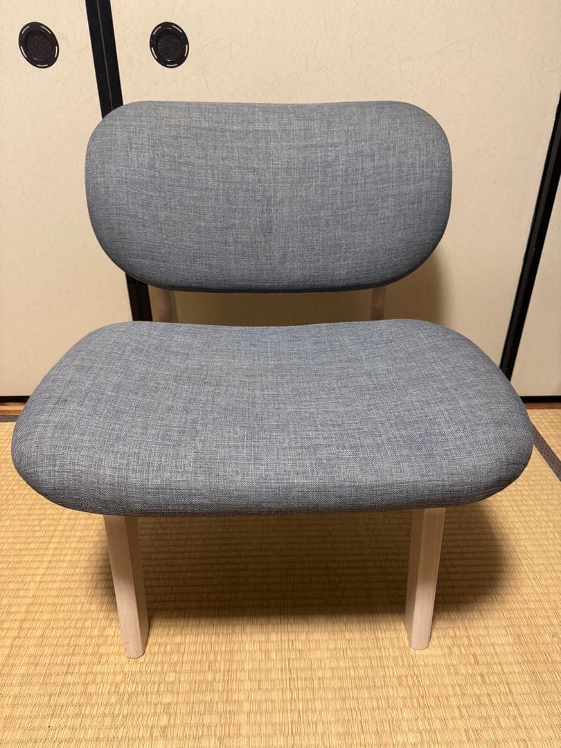 ニトリ ダイニングチェア リラックスワイド ブルー