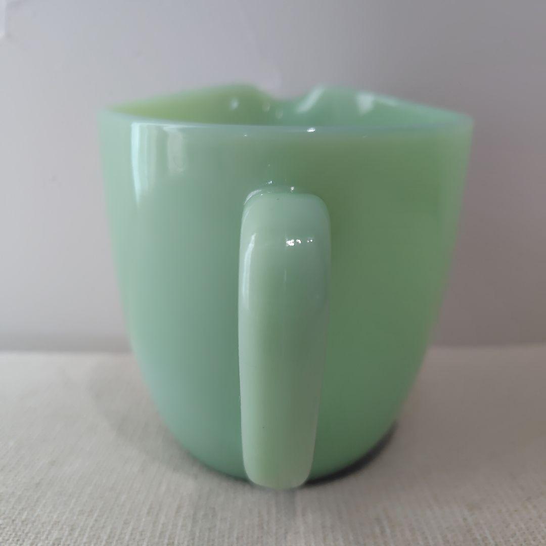 【美品】Fireking ファイヤーキング ジェダイ ミルクピッチャー 花瓶