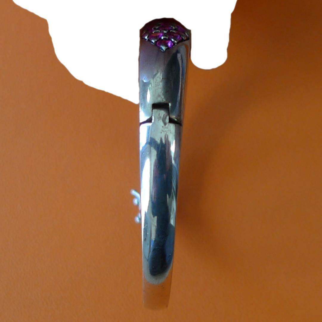 シルバー925 ルビー ブレスレット ☆美品