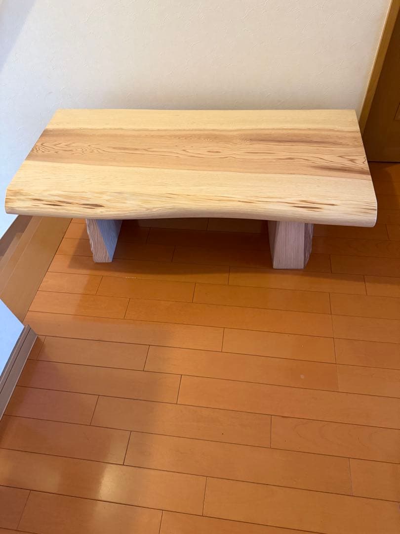 天然杉高級節なし中杢目テーブル　一枚板唯一無二‼️