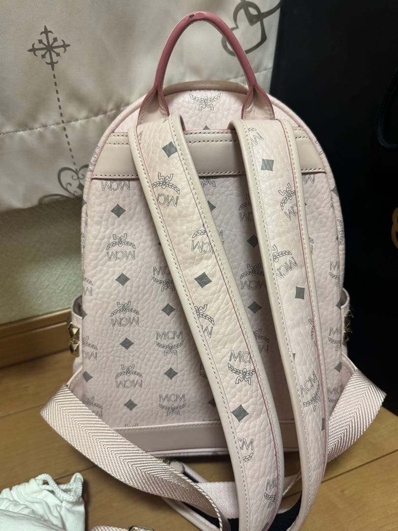 MCM パウダーピンク リュック 廃盤色 スモールサイズ