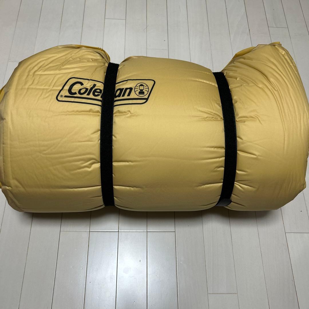 美品　Coleman ダブル　スリーピングマット ベージュ　ハイピーク