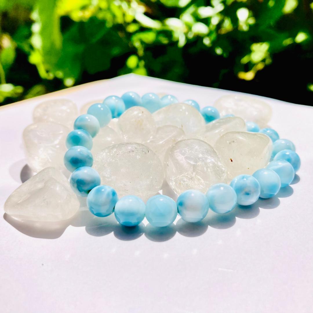 ★sai⭐︎★【海の安らぎを、まとう】ラリマー 天然石 ブレスレット