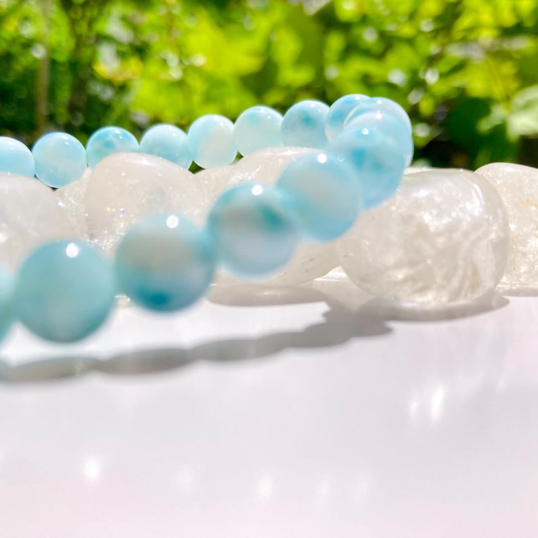 ★sai⭐︎★【海の安らぎを、まとう】ラリマー 天然石 ブレスレット
