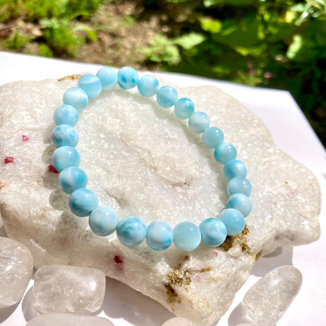 ★sai⭐︎★【海の安らぎを、まとう】ラリマー 天然石 ブレスレット