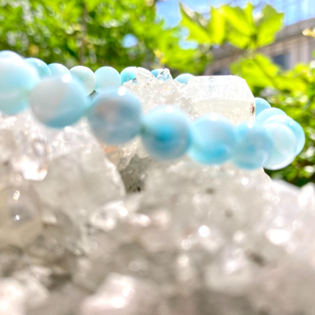 ★sai⭐︎★【海の安らぎを、まとう】ラリマー 天然石 ブレスレット