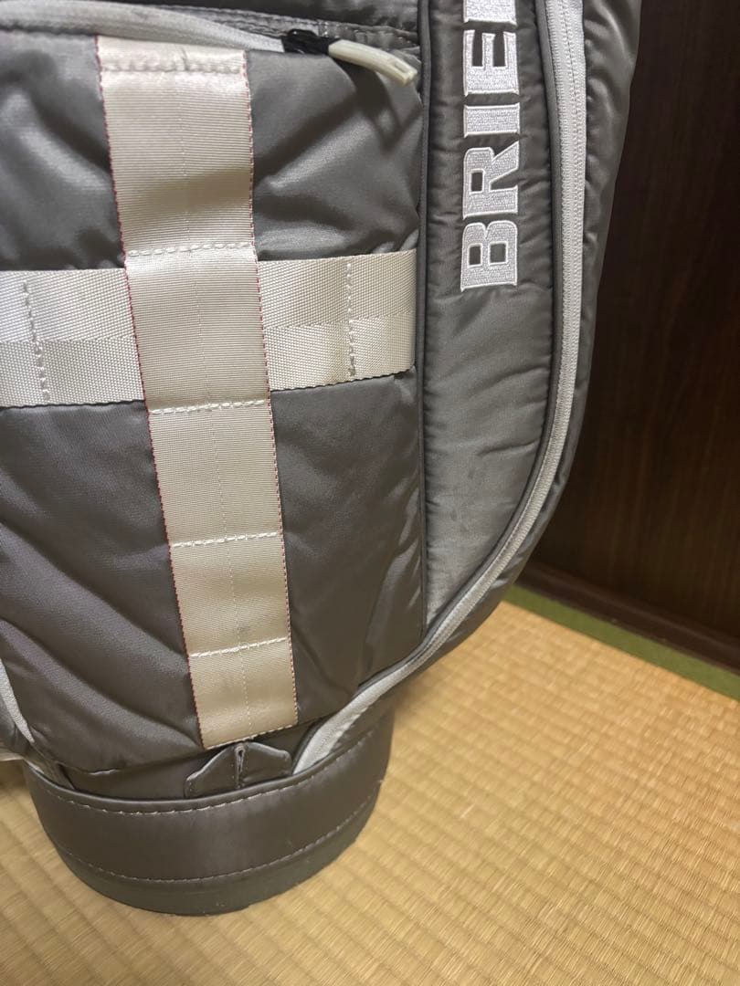 ブリーフィング　キャディバッグ　CR-06 #02 グレー　シルバー