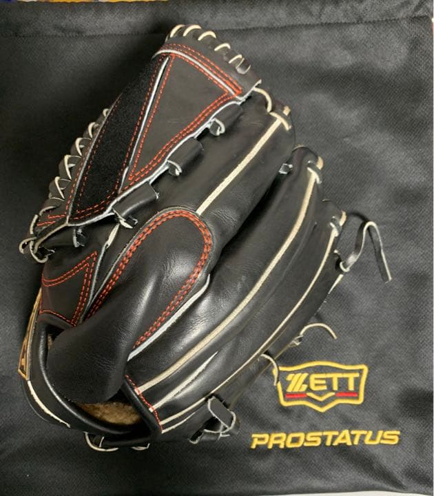 ZETT(ゼット)黒 左投手 硬式グラブ(グローブ) BPROG21S サ