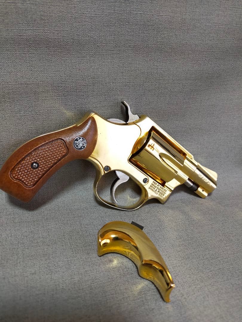 コクサイ S＆W M36 24k GOLDメッキ モデルガン