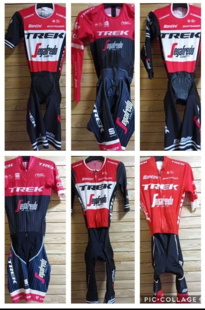 支給品　Trek Segafredo　スキンスーツ　トレックセガフレード　TT