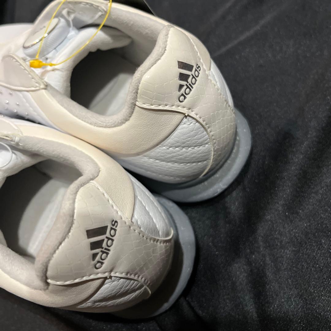 アディダス ゴルフシューズ ダイヤル　ホワイト　レディース　BOA 23.5cm