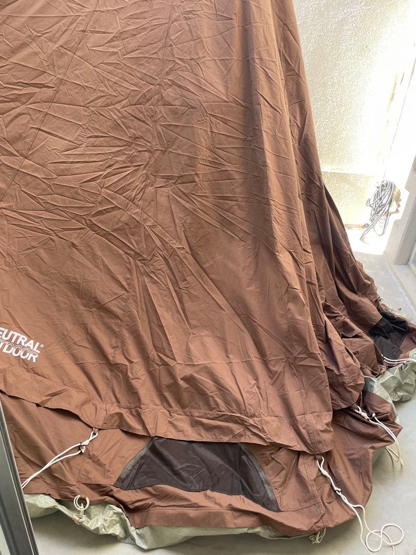 ニュートラルアウトドアブラウンキャンプテントTC テント 4.0 NT-TE21