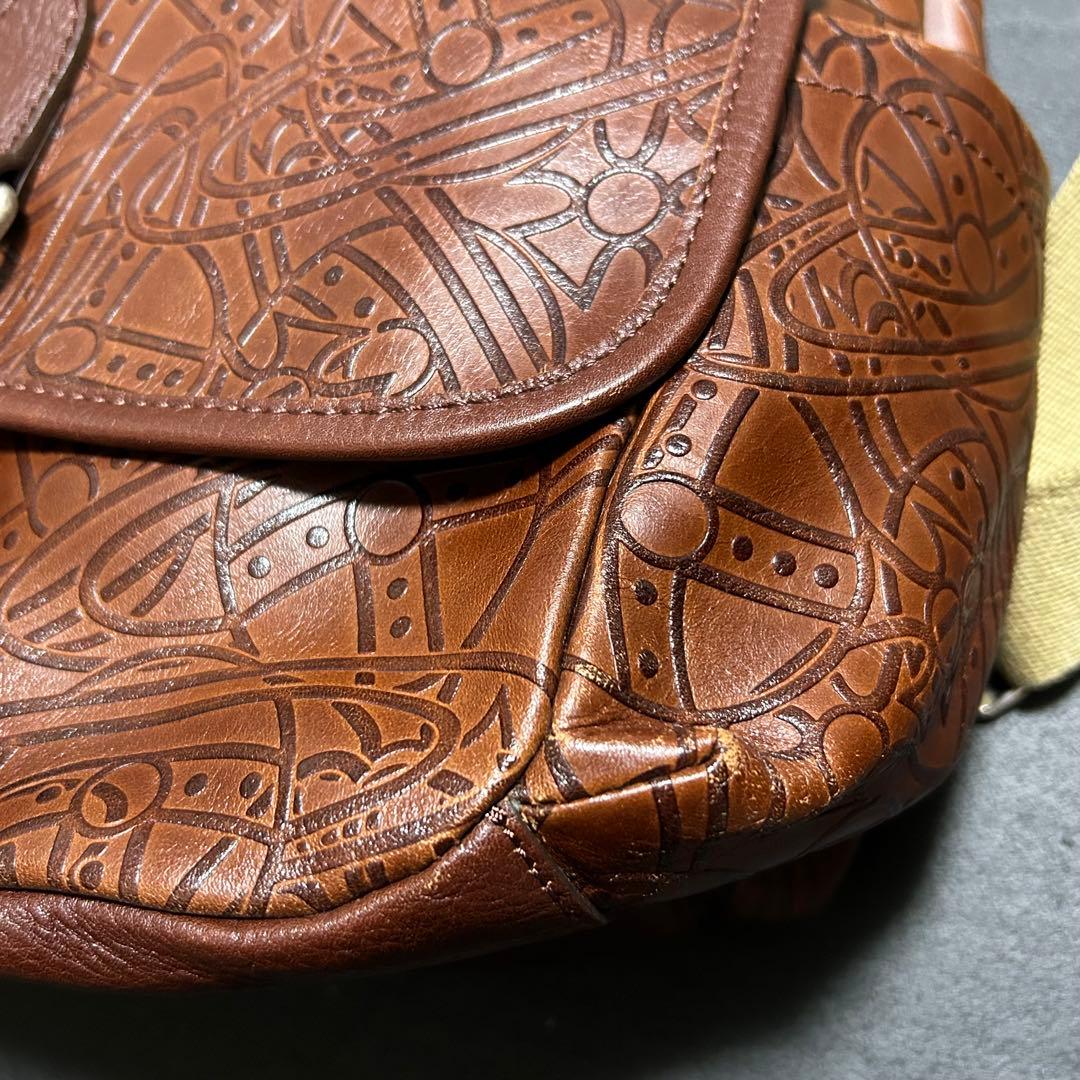 Vivienne Westwood アーサー リュック ブラウン オーブ レザー - メルカリ