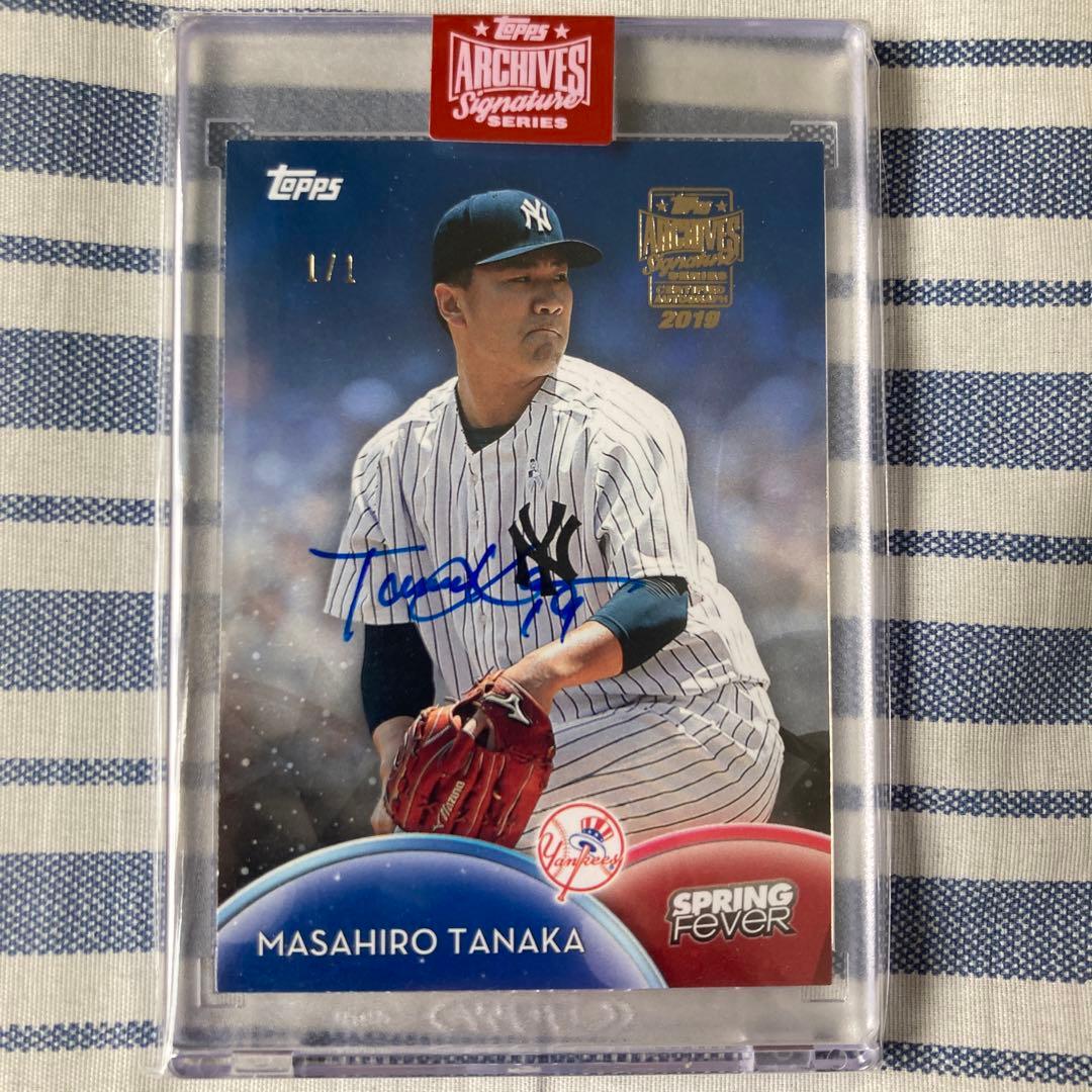 田中将大 直筆サイン 1枚限定 1of1 楽天イーグルス BBM 直書き - メルカリ