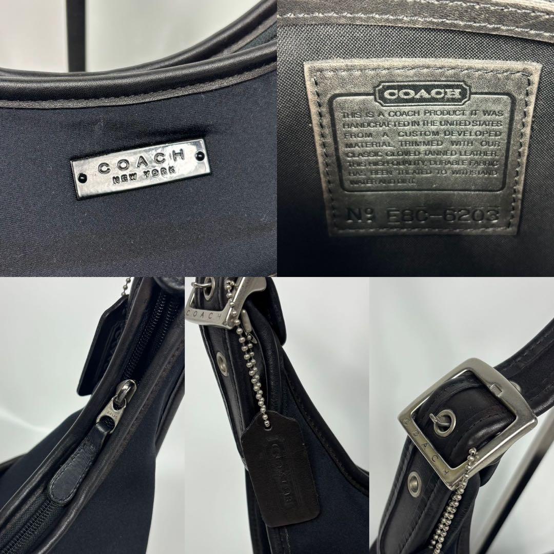 専用オールドコーチ 6203 ナイロン グラブタンレザー ショルダーバッグ