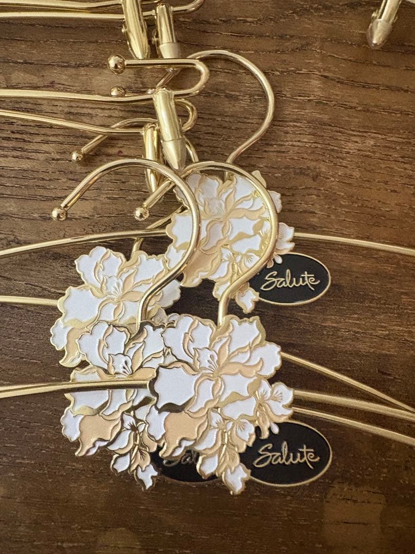 最高 値下げしました！Salute ノベルティデザイン 衣類ハンガーセット3