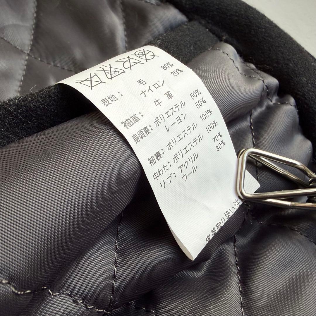 【schott】Leather stadium jacket