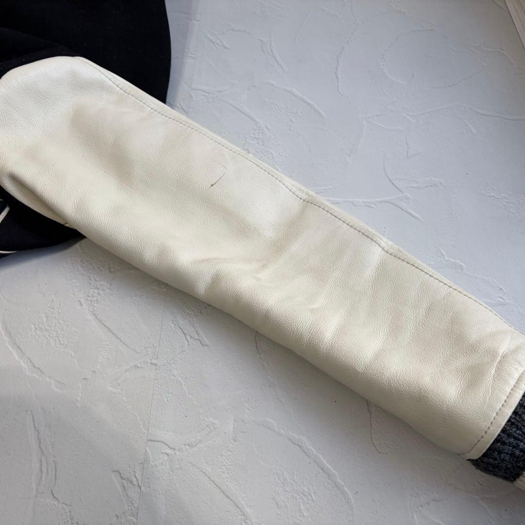 【schott】Leather stadium jacket