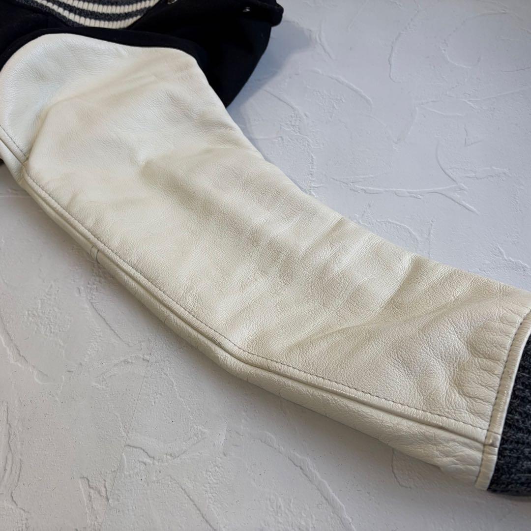 【schott】Leather stadium jacket