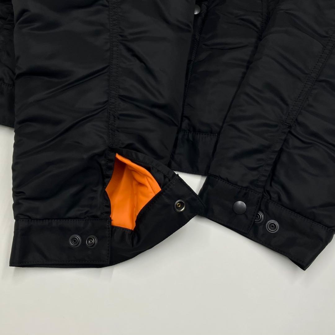 新品】アルファインダストリーズ トラッカージャケット M MA-1 黒 3rd