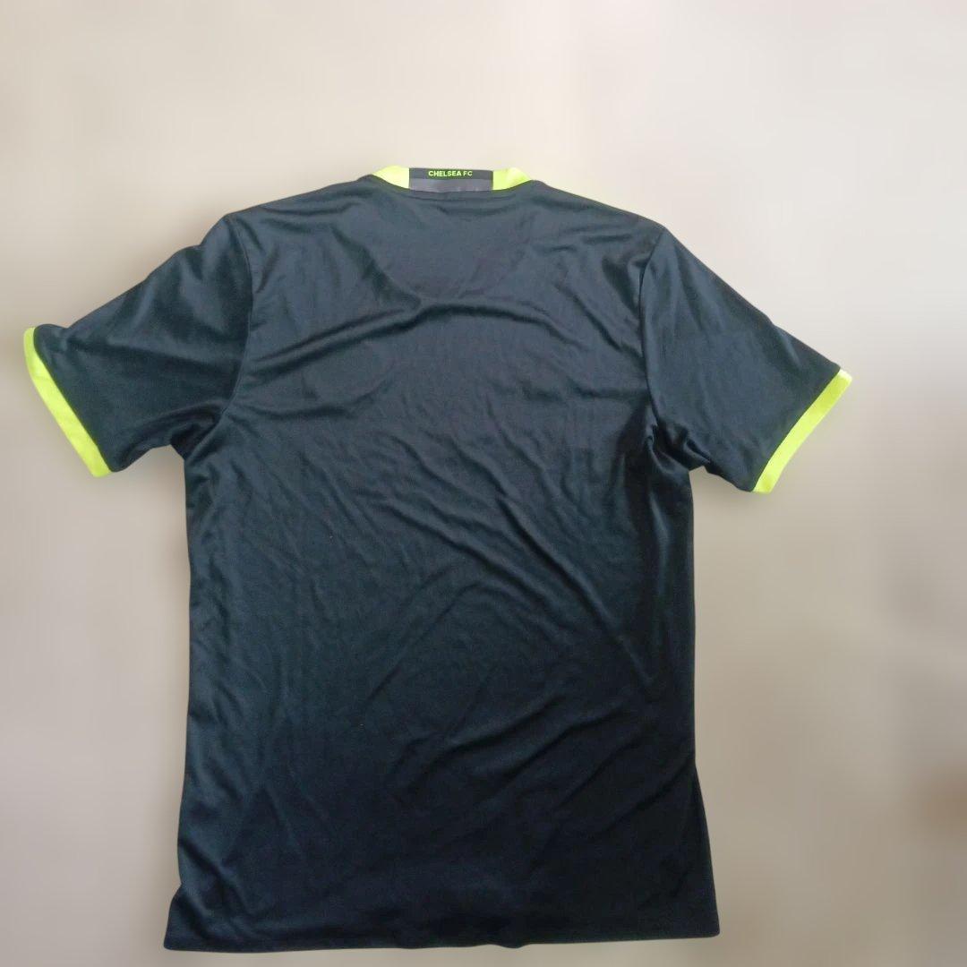 CHELSEA adidas シャツ ブラック/ライムLサイズ