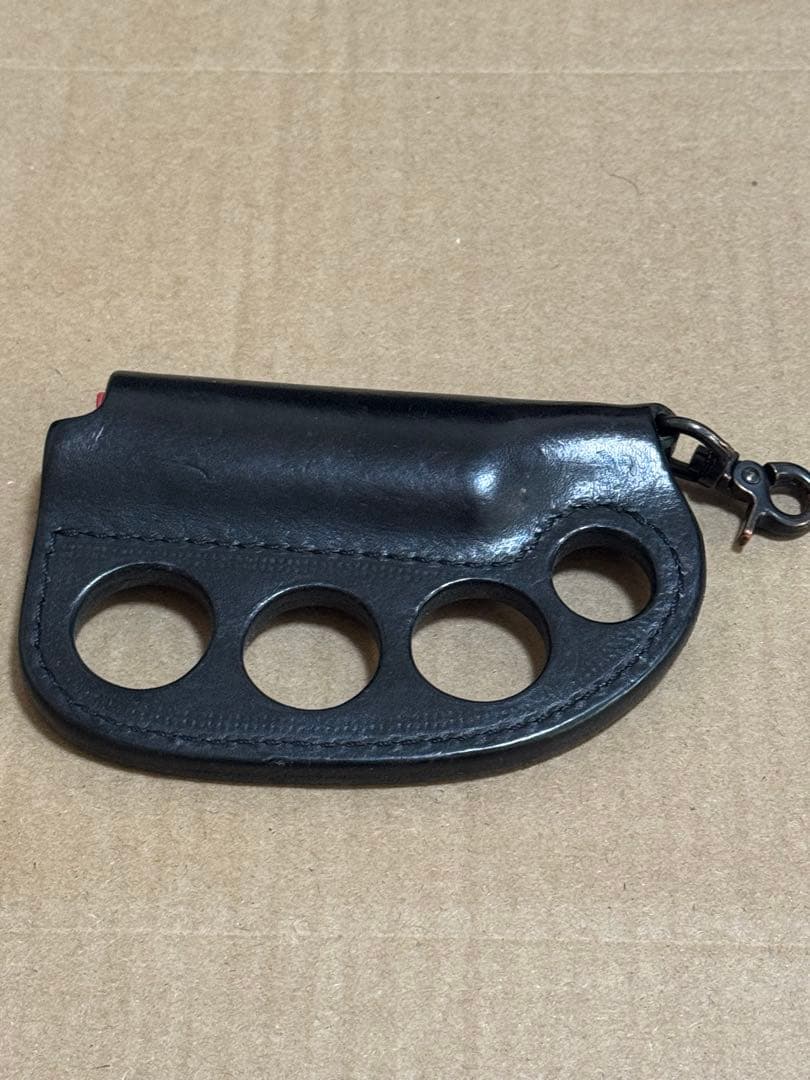 レザー ライターケース　ブラック