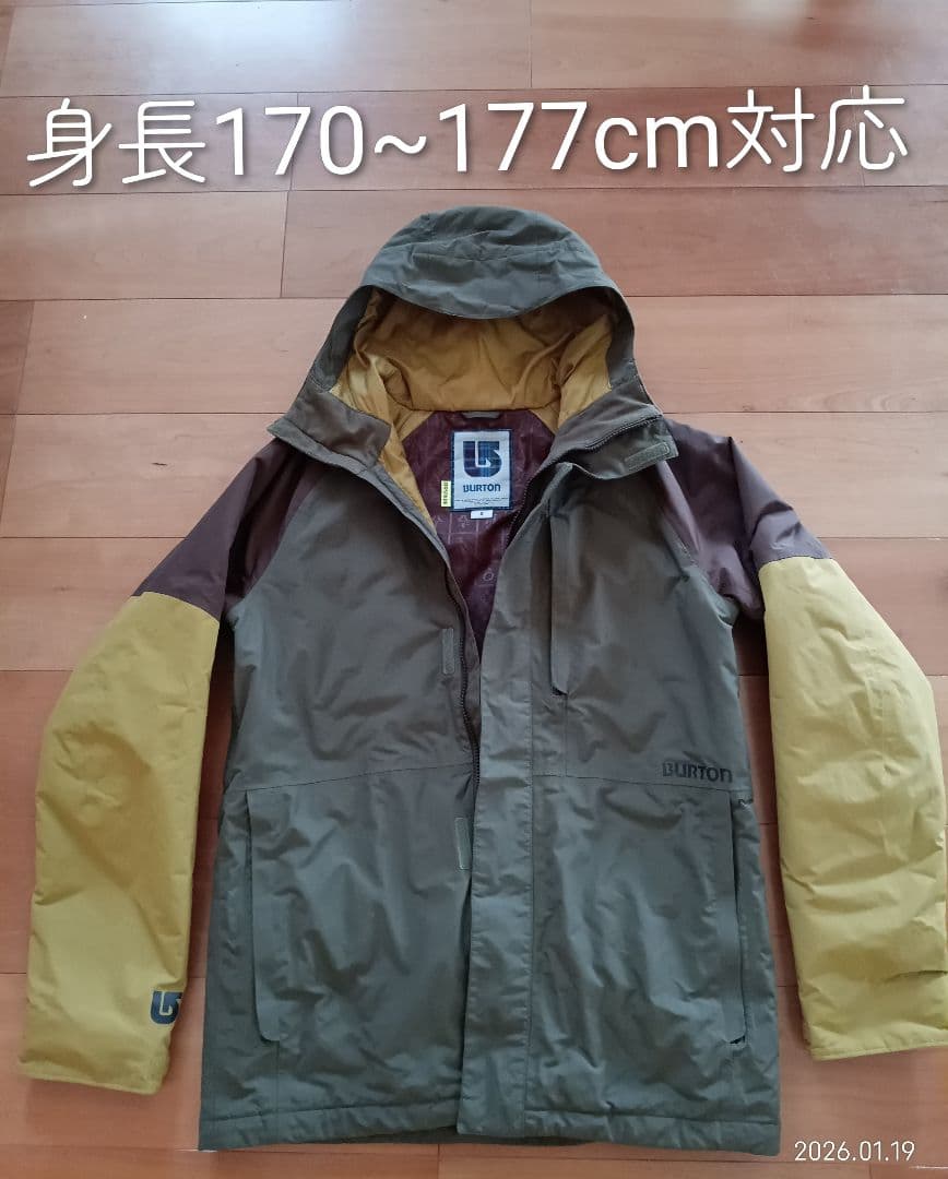 BURTON フード付きスノーボードジャケット S　身長170~177cm