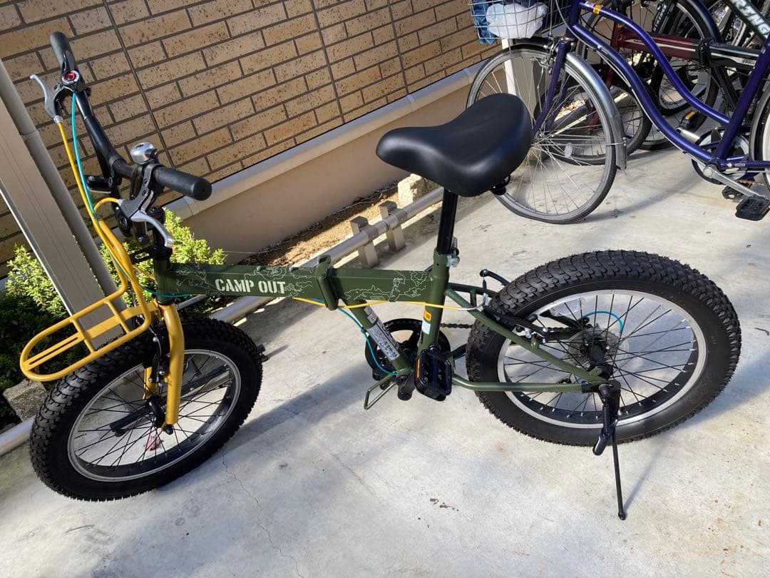 【引取限定】キャプテンスタッグ　ワイルダー　折り畳み自転車