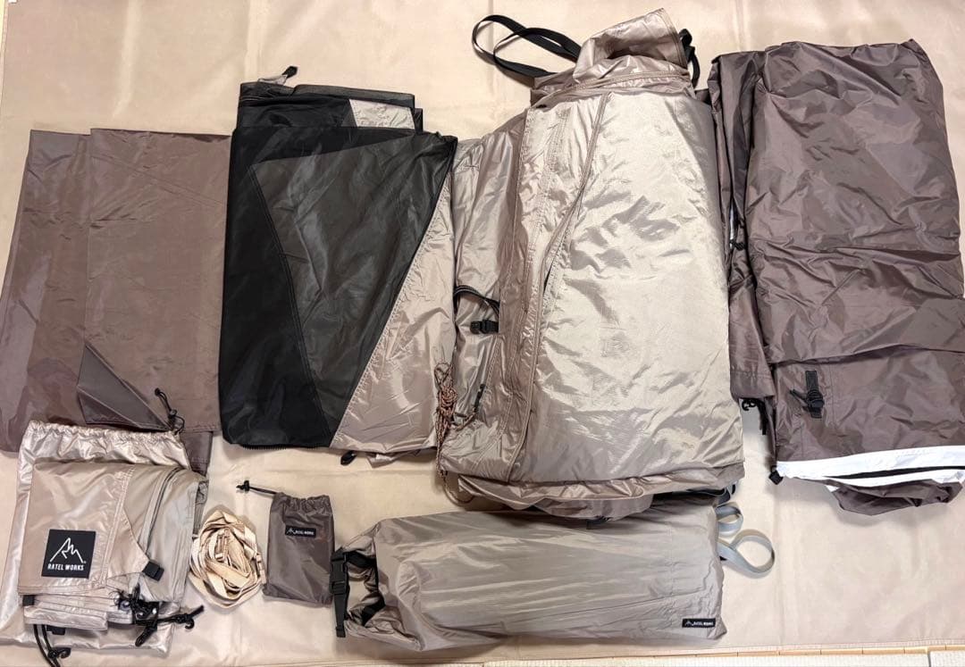 最終価格】ラーテルワークス ガーネル 2ルームテント メッシュ窓