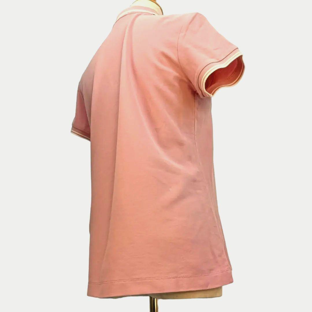 MONCLER モンクレール ポロシャツ M ピンク レディース 人気 - メルカリ