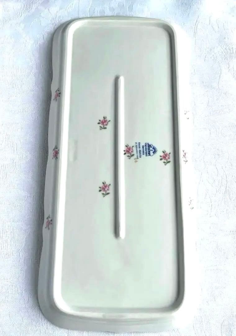 リンドナー ベルベデーレバラ柄 長方形トレイ& ベースコーヌコピア