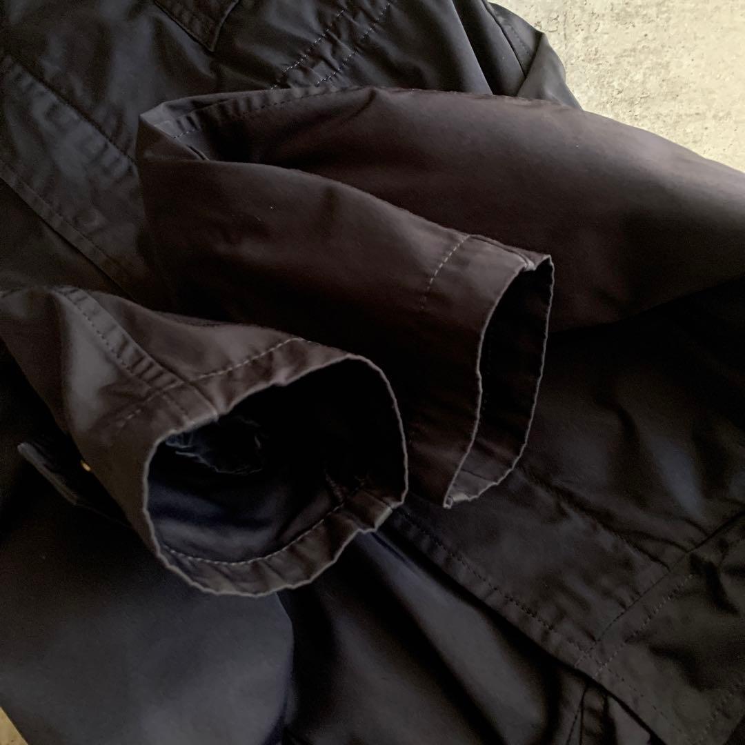 iCB ダウンライナー付きモッズコート フード付き　ネイビー