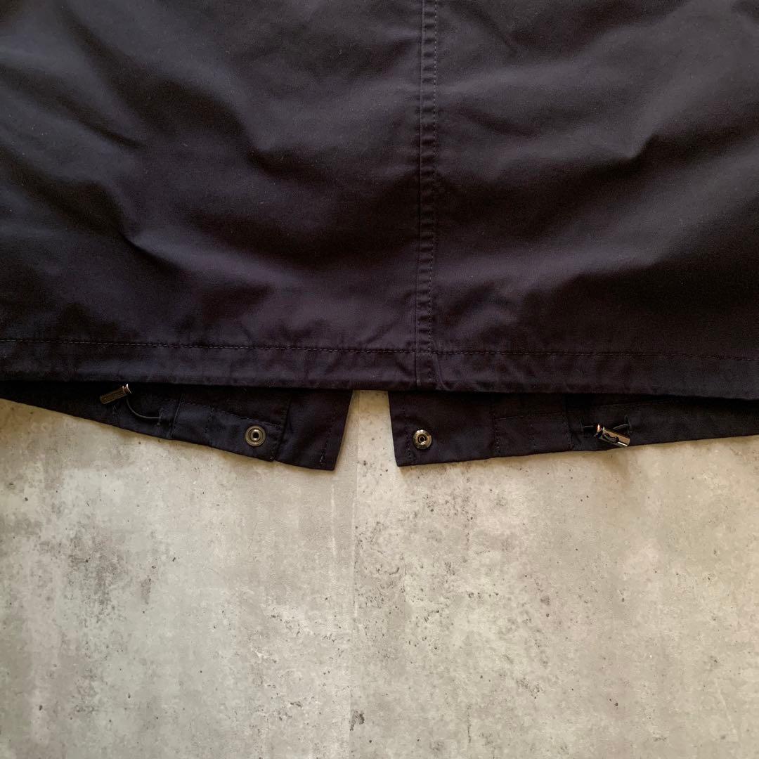 iCB ダウンライナー付きモッズコート フード付き　ネイビー