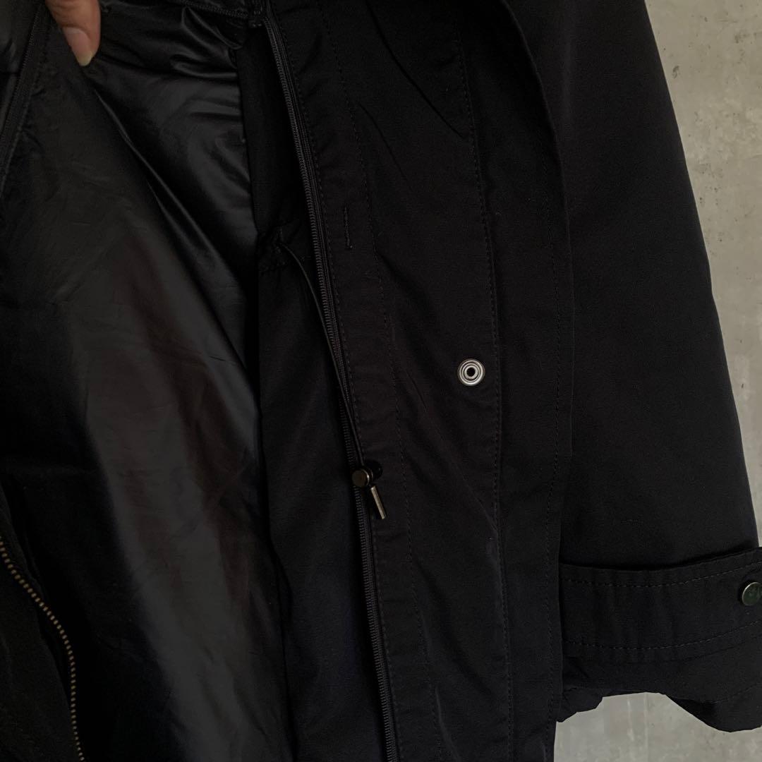 iCB ダウンライナー付きモッズコート フード付き　ネイビー