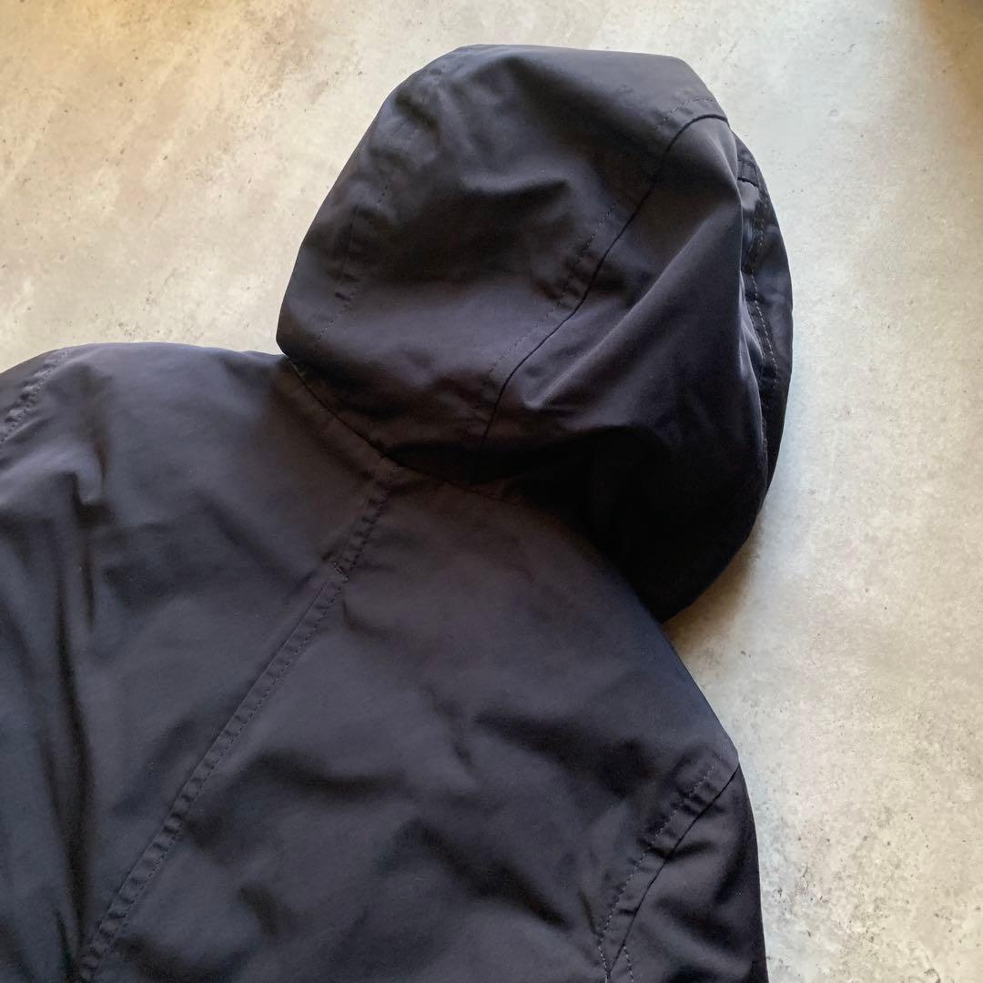 iCB ダウンライナー付きモッズコート フード付き　ネイビー