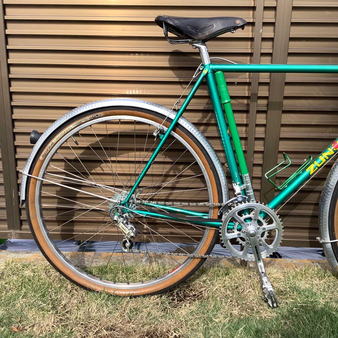 【手渡し限定】ZUNOW ランドナー 650×42B ヴィンテージ　補修パーツ付
