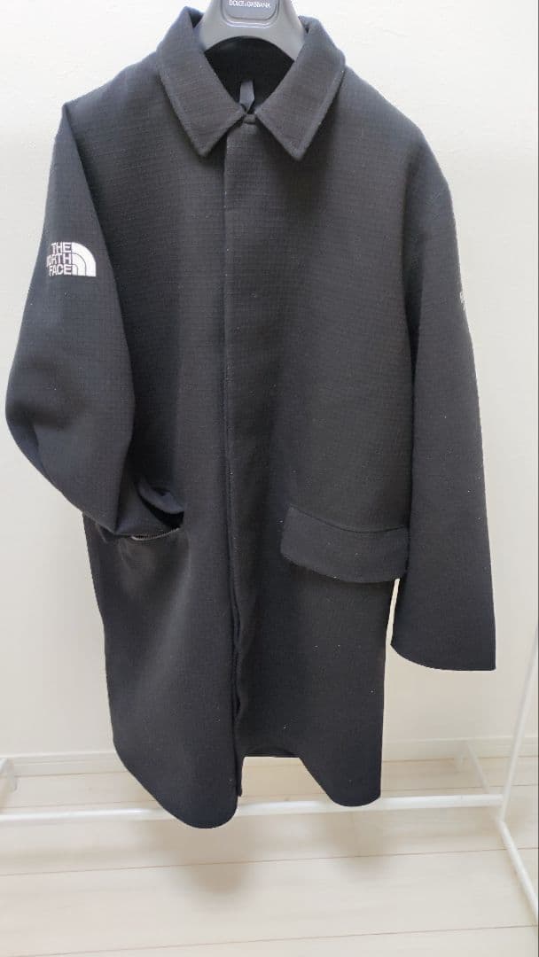 THE NORTH FACE BLACK ウール混コート美品 ノースフェイス