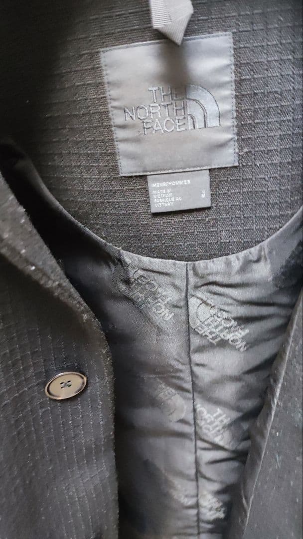 THE NORTH FACE BLACK ウール混コート美品 ノースフェイス
