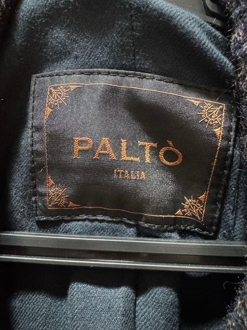 名作】PALTÒ パルト ブークレウール チェスターコート MARLY 紺