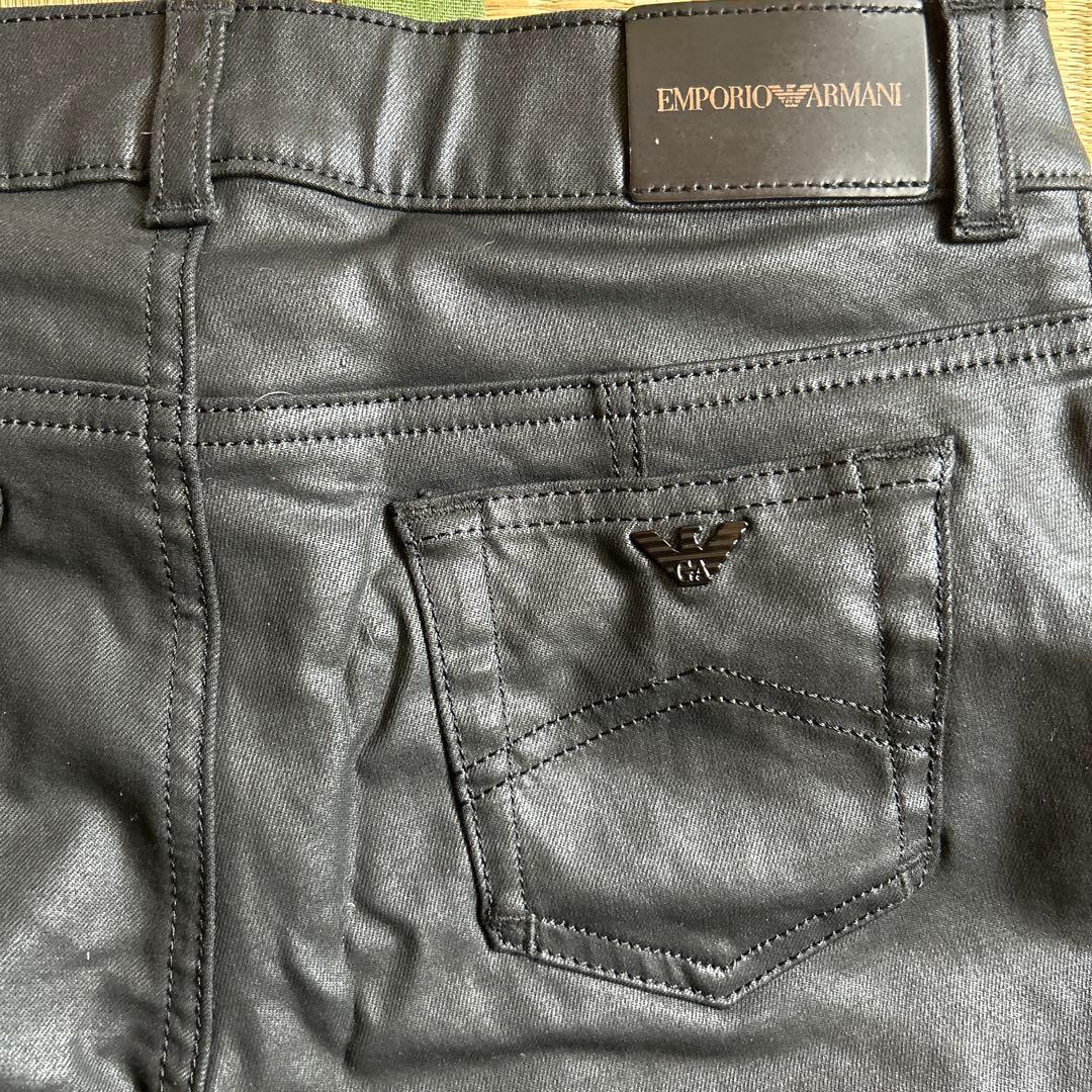 ゆら様 専用 エンポリオ・アルマーニ キッズ レザー風パンツ - メルカリ