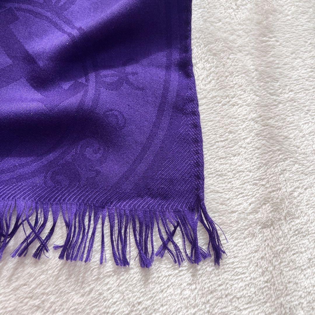 HERMES エルメス ニューリブリス 大判ストール　マフラー　カシミヤ