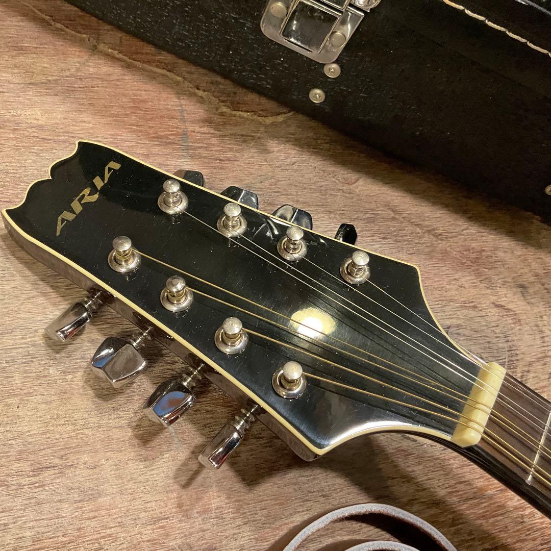 極美品！Aria アリア AM200 フラット マンドリン ハードケース付き
