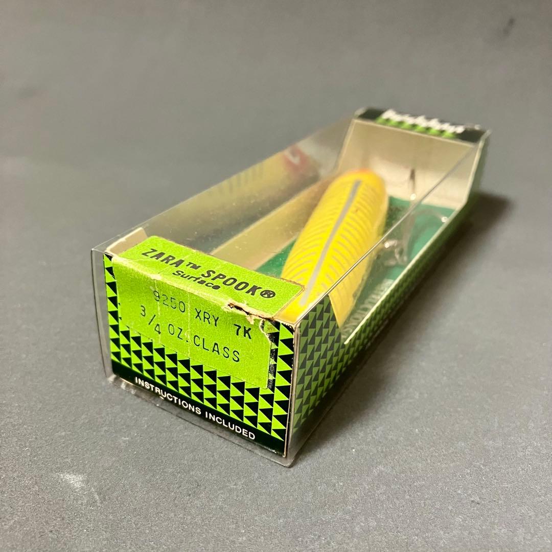 新品未開封　ヘドン 2ndザラ XRY黄骨　1973年〜 HEDDON ZARA