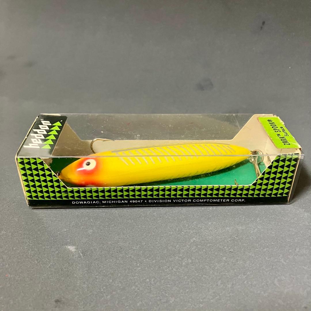 新品未開封　ヘドン 2ndザラ XRY黄骨　1973年〜 HEDDON ZARA