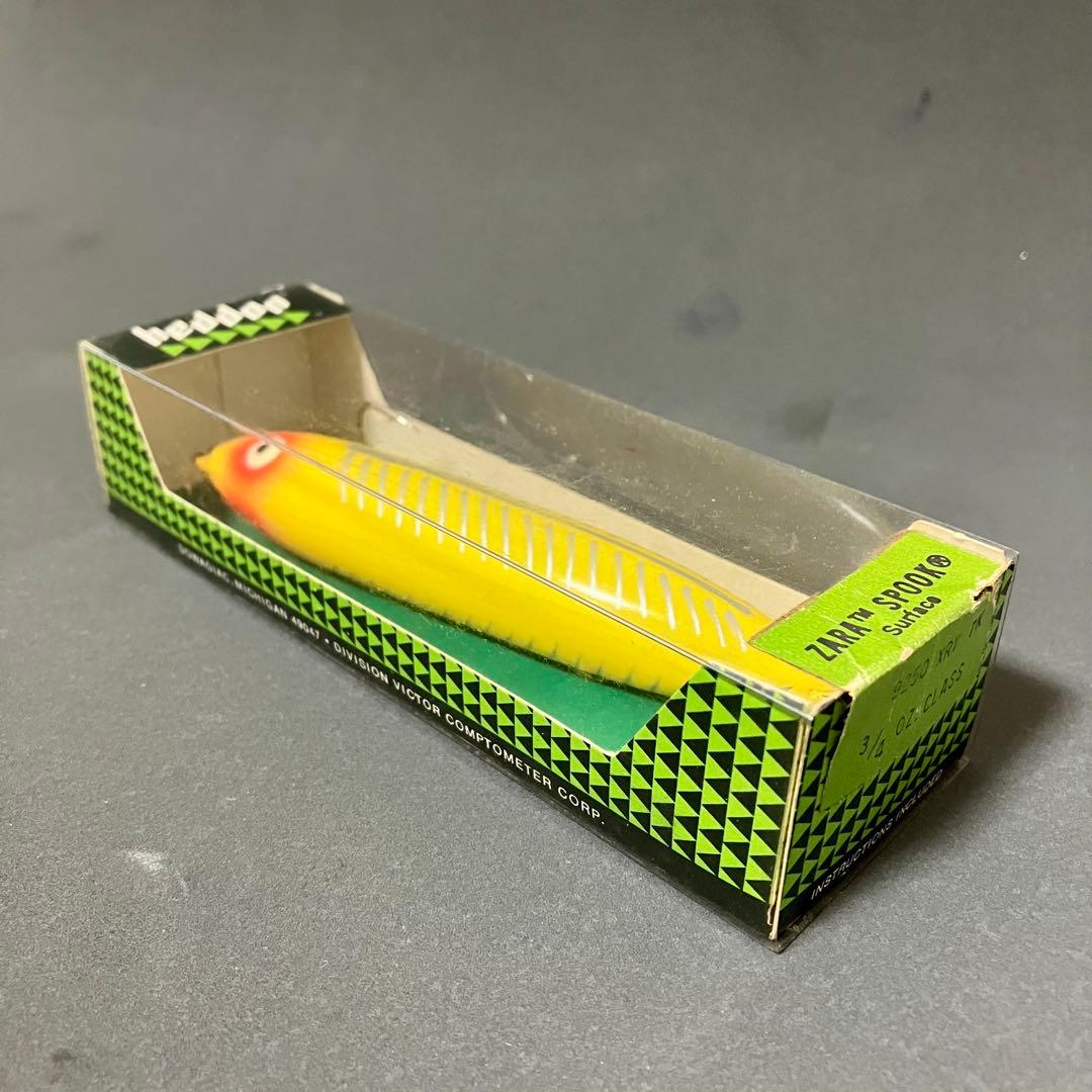 新品未開封　ヘドン 2ndザラ XRY黄骨　1973年〜 HEDDON ZARA