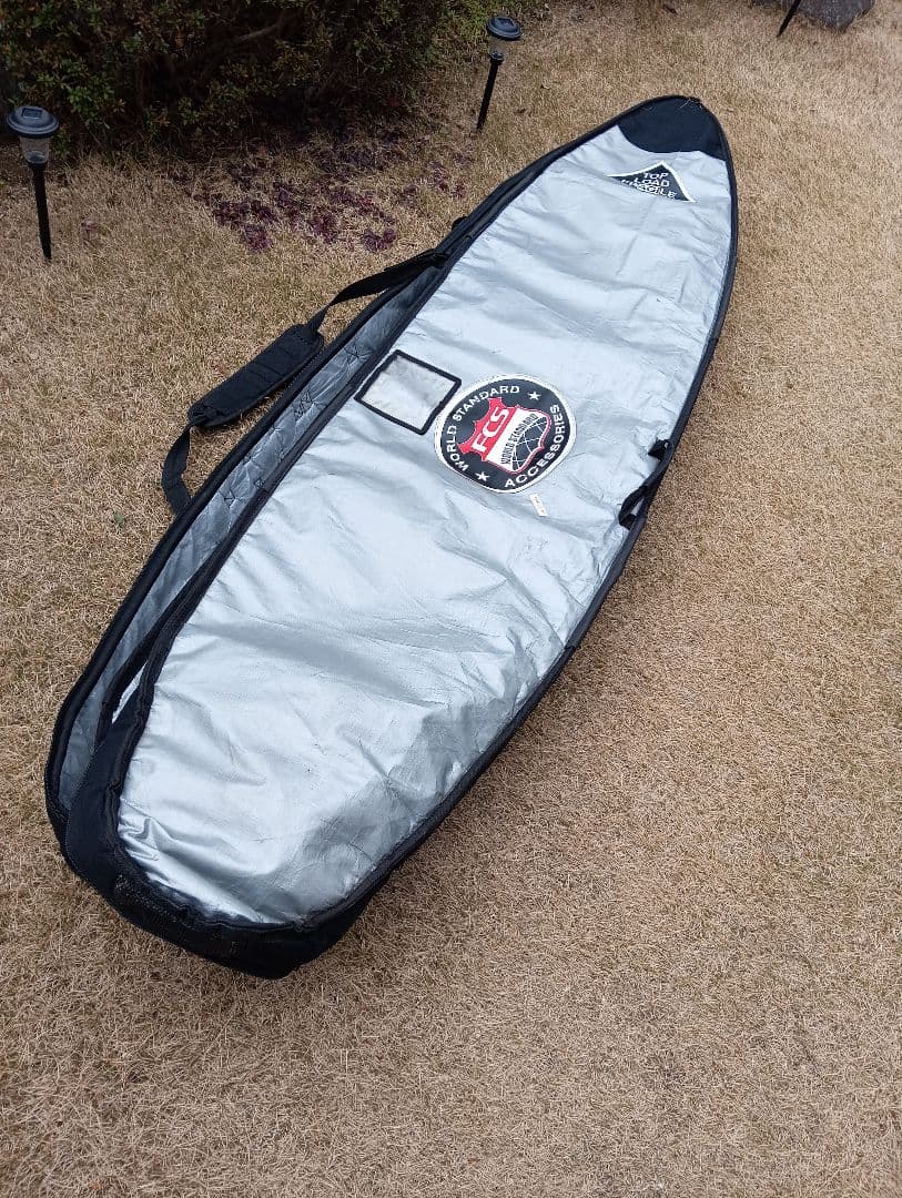 FCS サーフボードケース シルバー