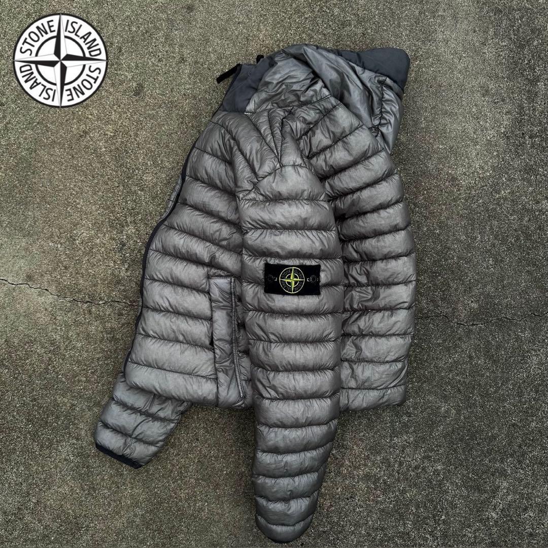 希少15aw STONE ISLAND Garment ダウン パフ ジャケット - メルカリ