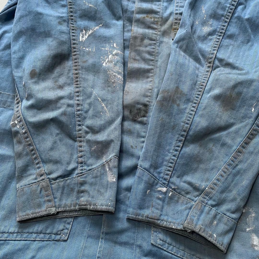 50's K.W.B. MFG. ヘリンボーンツイル ショップコート