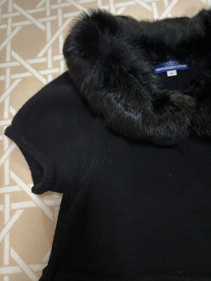 美品-BURBERRY LONDON BLUE LABELウールワンピース